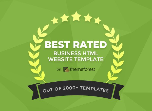 Best Rated Business HTML Website Template on Themeforest