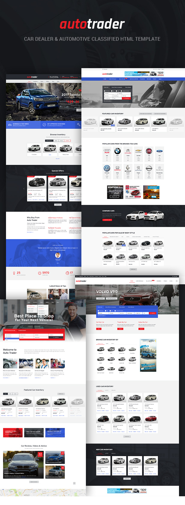 AutoTrader - Car Dealer and Automotive Classified HTML Template - 2