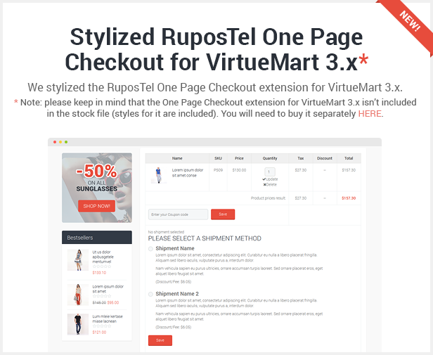 Flatastic Responsive Multipurpose VirtueMart Theme - 7