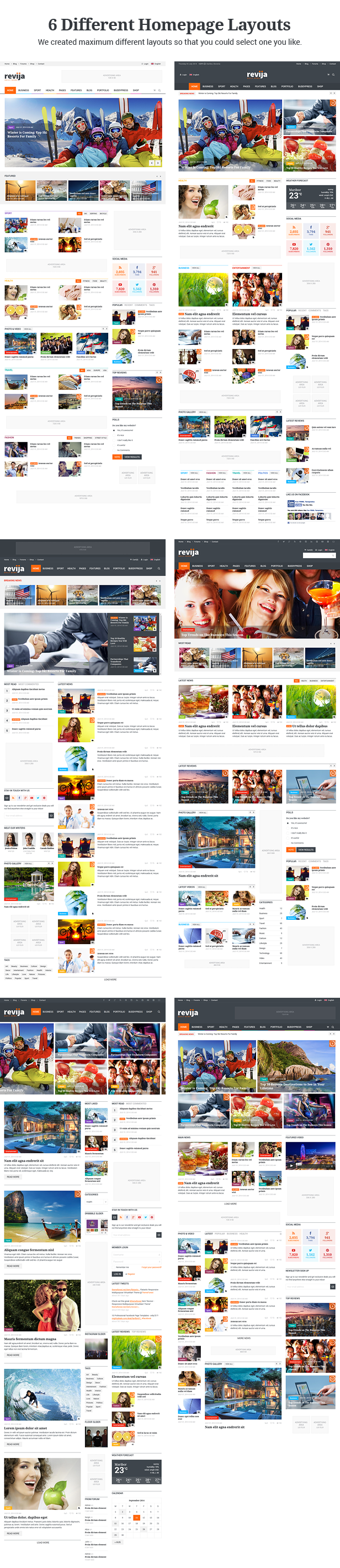 Revija - Premium Blog/Magazine HTML Template - 4