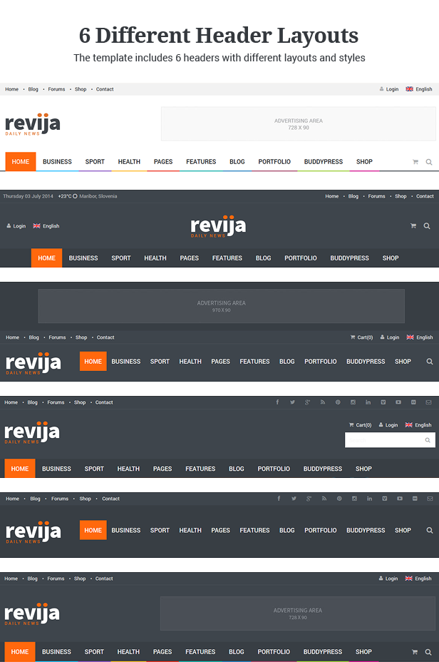 Revija - Premium Blog/Magazine HTML Template - 6