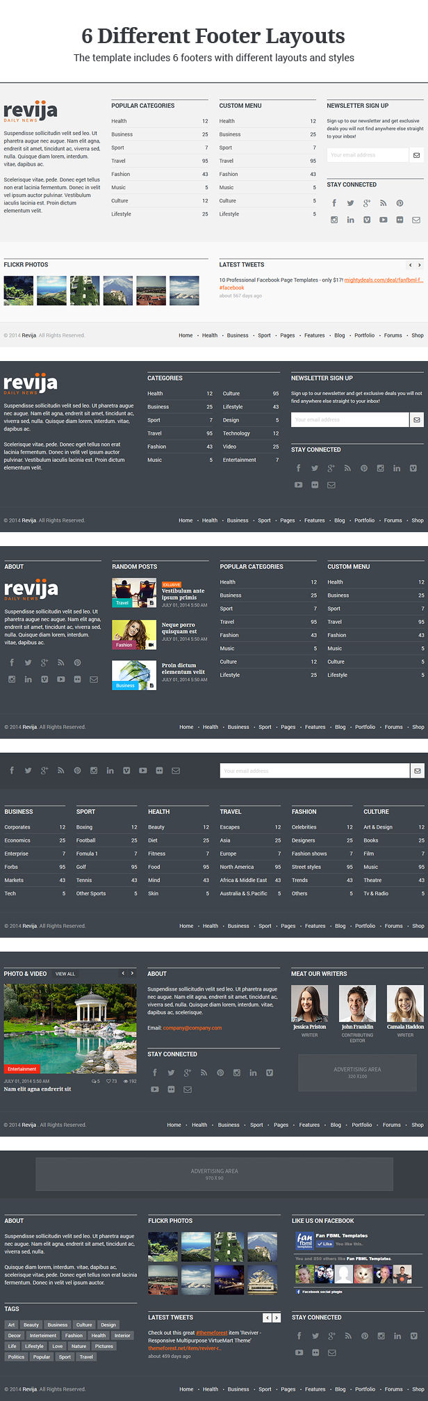 Revija - Premium Blog/Magazine HTML Template - 7