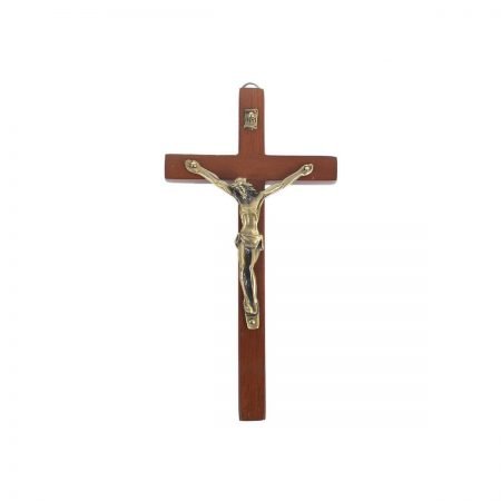 Vintage Wooden Metal Wall Cross
