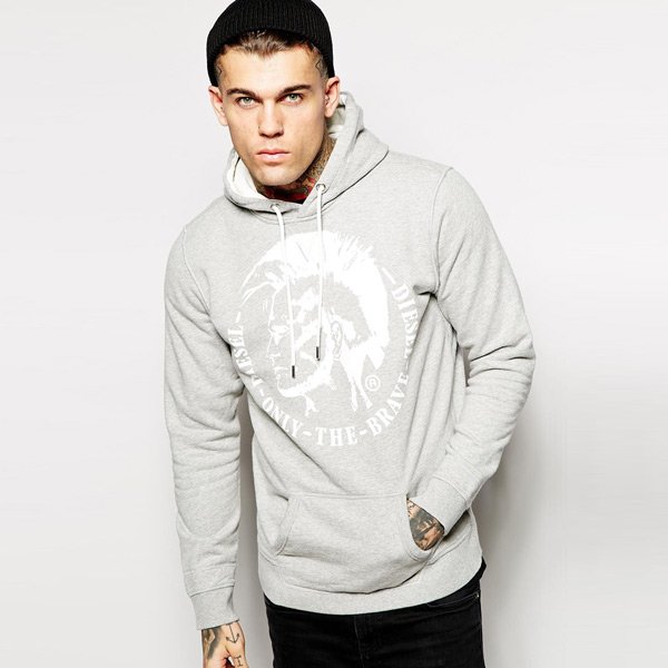Men hoodies diesel brave