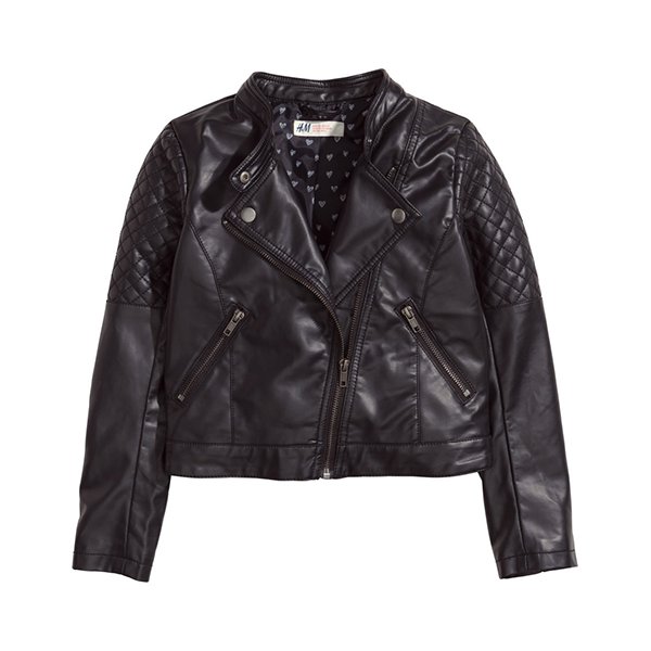 Kids jacket black genuine