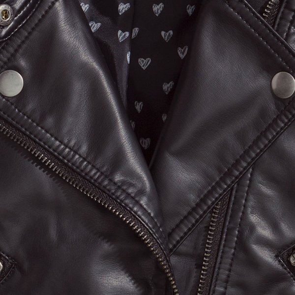 Kids jacket black genuine