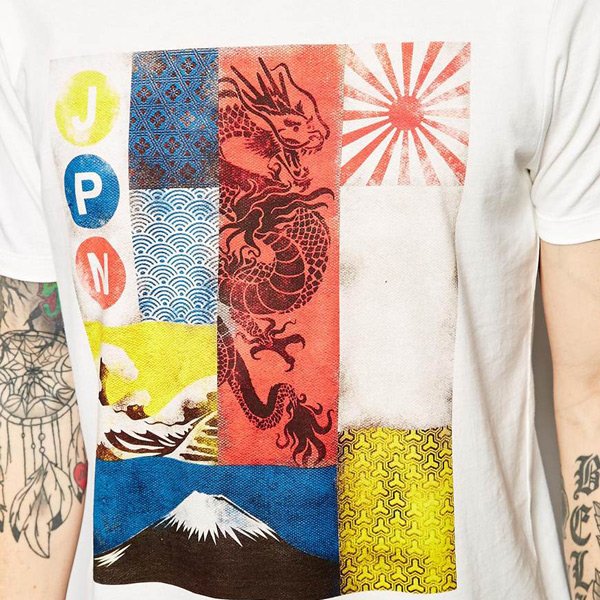 Men t-shirts JPN stylish