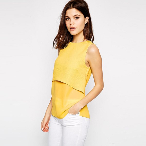 Women tops sleeveless