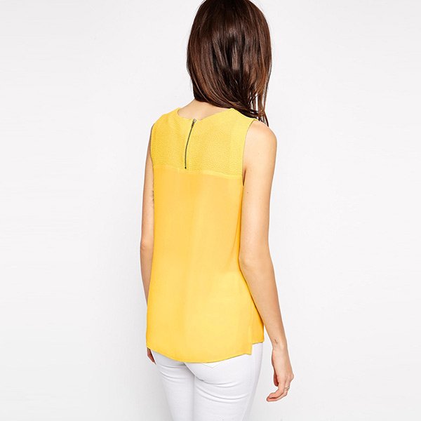 Women tops sleeveless