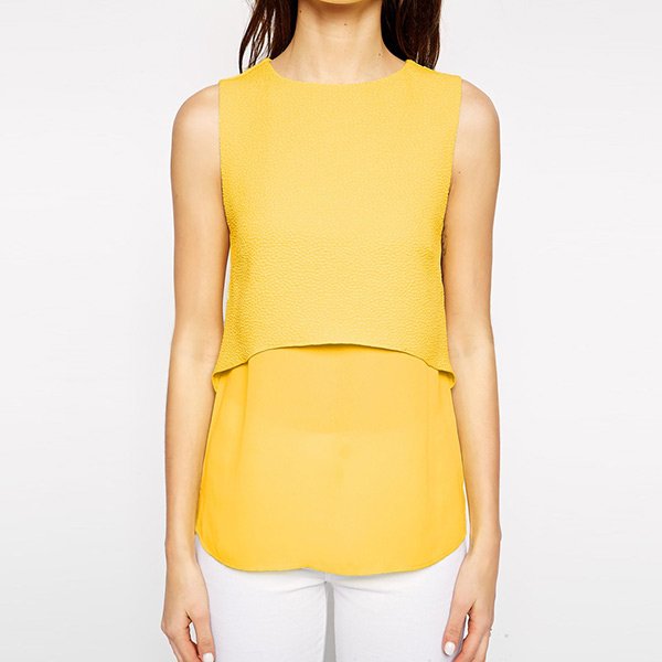 Women tops sleeveless