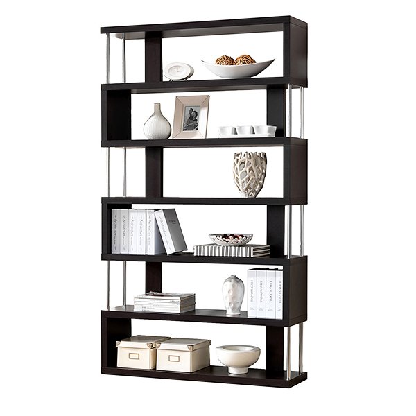 Modern Zig Zag Display Shelving Unit