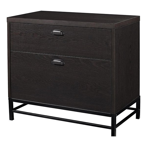 Chocolate Oak Lateral File Cabinet