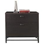 Chocolate Oak Lateral File Cabinet