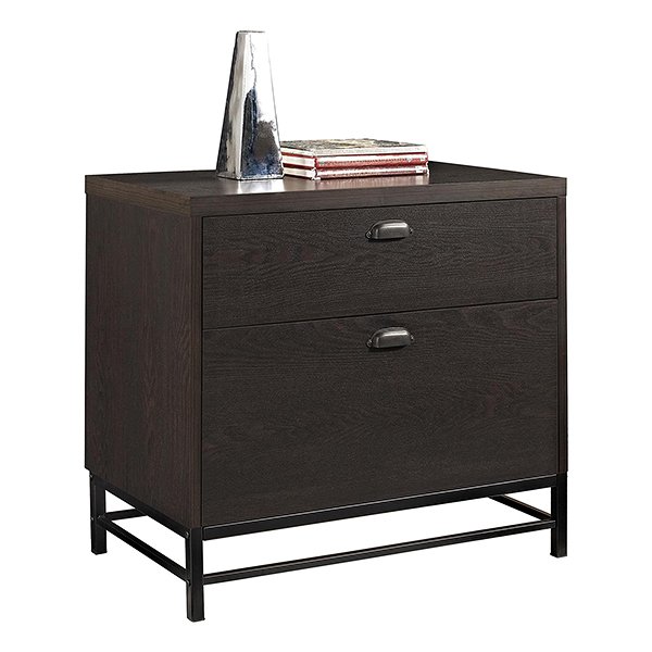 Chocolate Oak Lateral File Cabinet