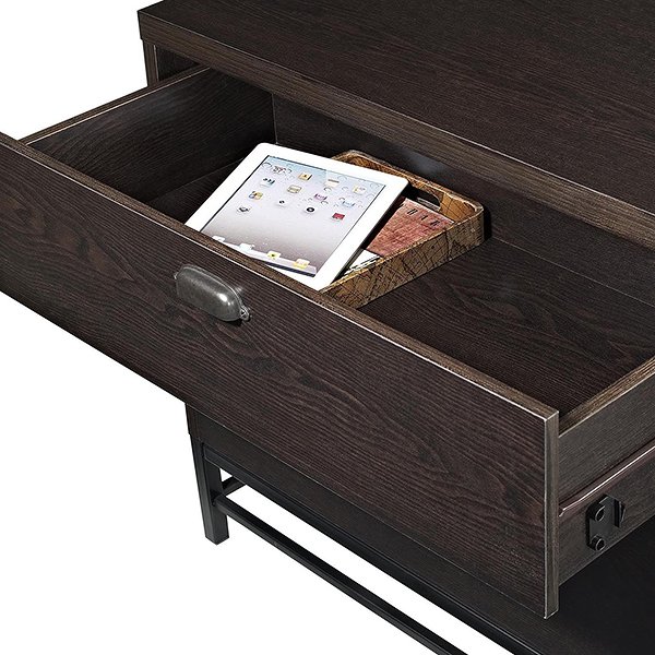 Chocolate Oak Lateral File Cabinet
