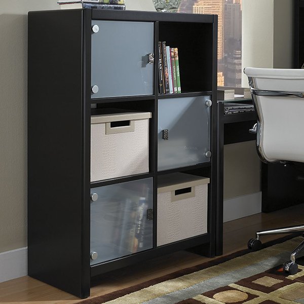 6-Cube White Bookcase