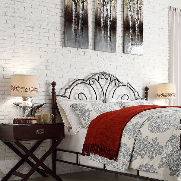 Bronze Iron Headboard