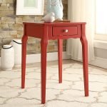 1-drawer Wood Storage Accent Side Table