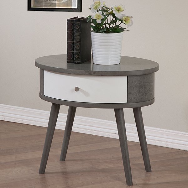1-drawer Two-tone Nightstand
