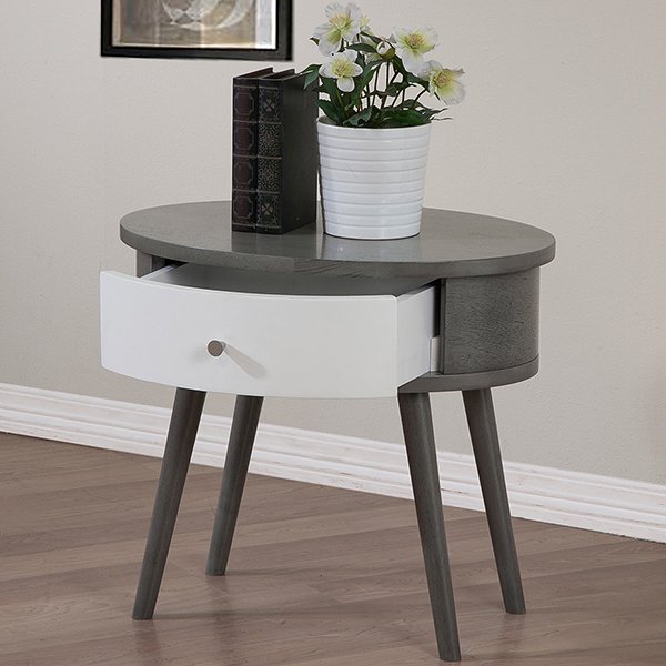 1-drawer Two-tone Nightstand