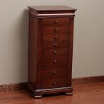 8-drawer Locking Jewelry Armoire