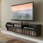 Black Floating TV Stand