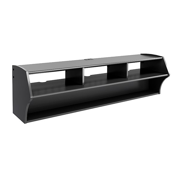 Black Floating TV Stand