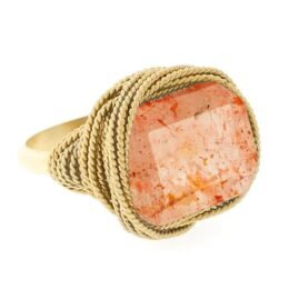 Rock Twisted Wire Nest Ring