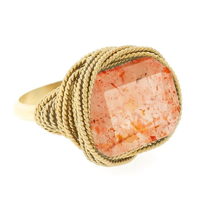 Rock Twisted Wire Nest Ring