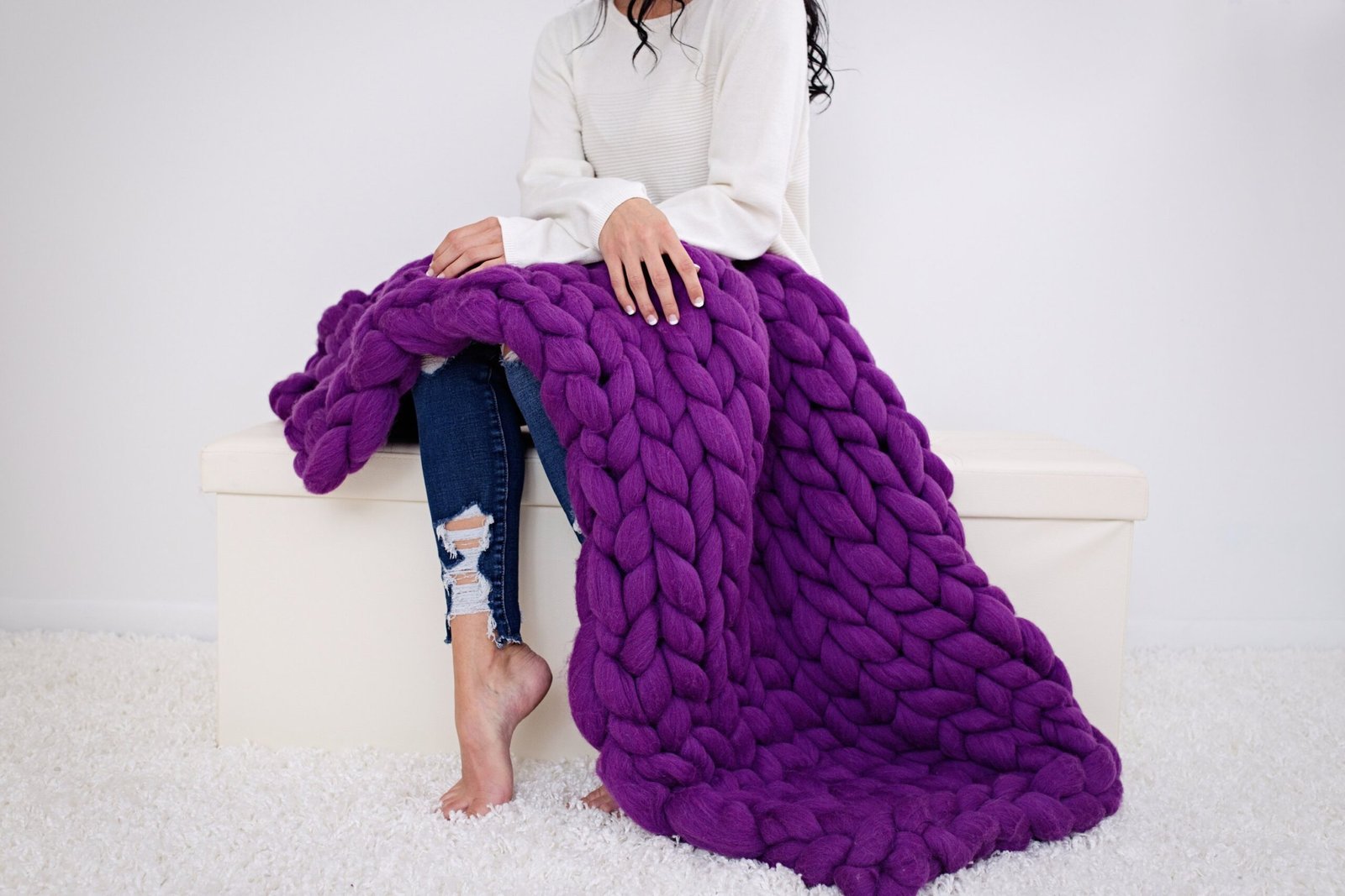Chunky Knit Blanket