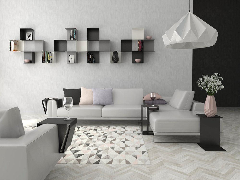 Black Steel Couch Shelf - Image 3