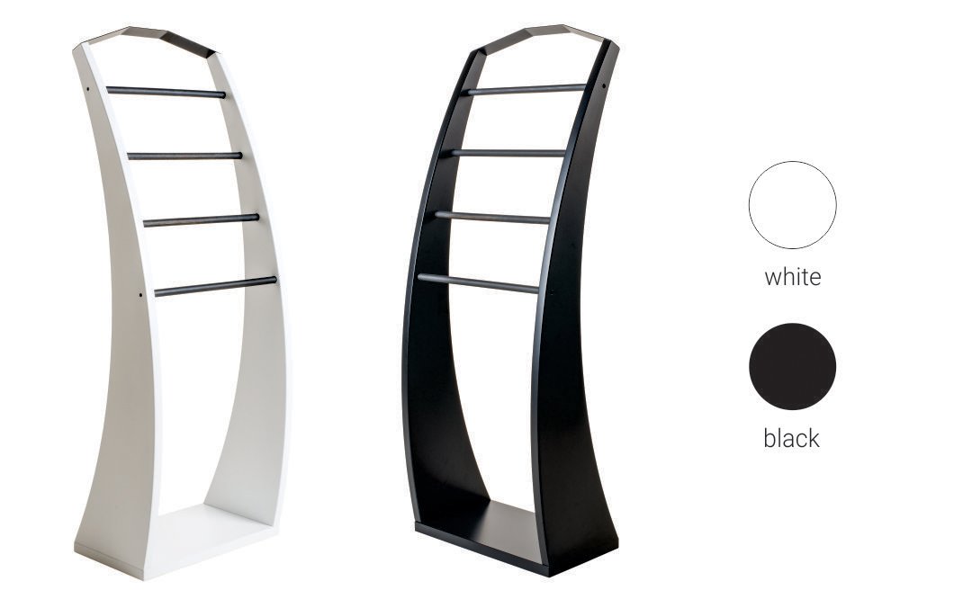 Black Wooden Clothes Stand - Image 20