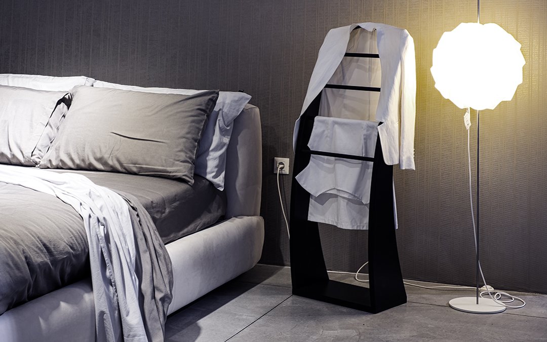 Black Wooden Clothes Stand - Image 18