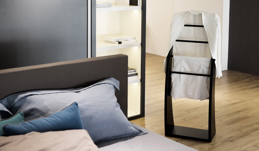 Black Wooden Clothes Stand - Image 21