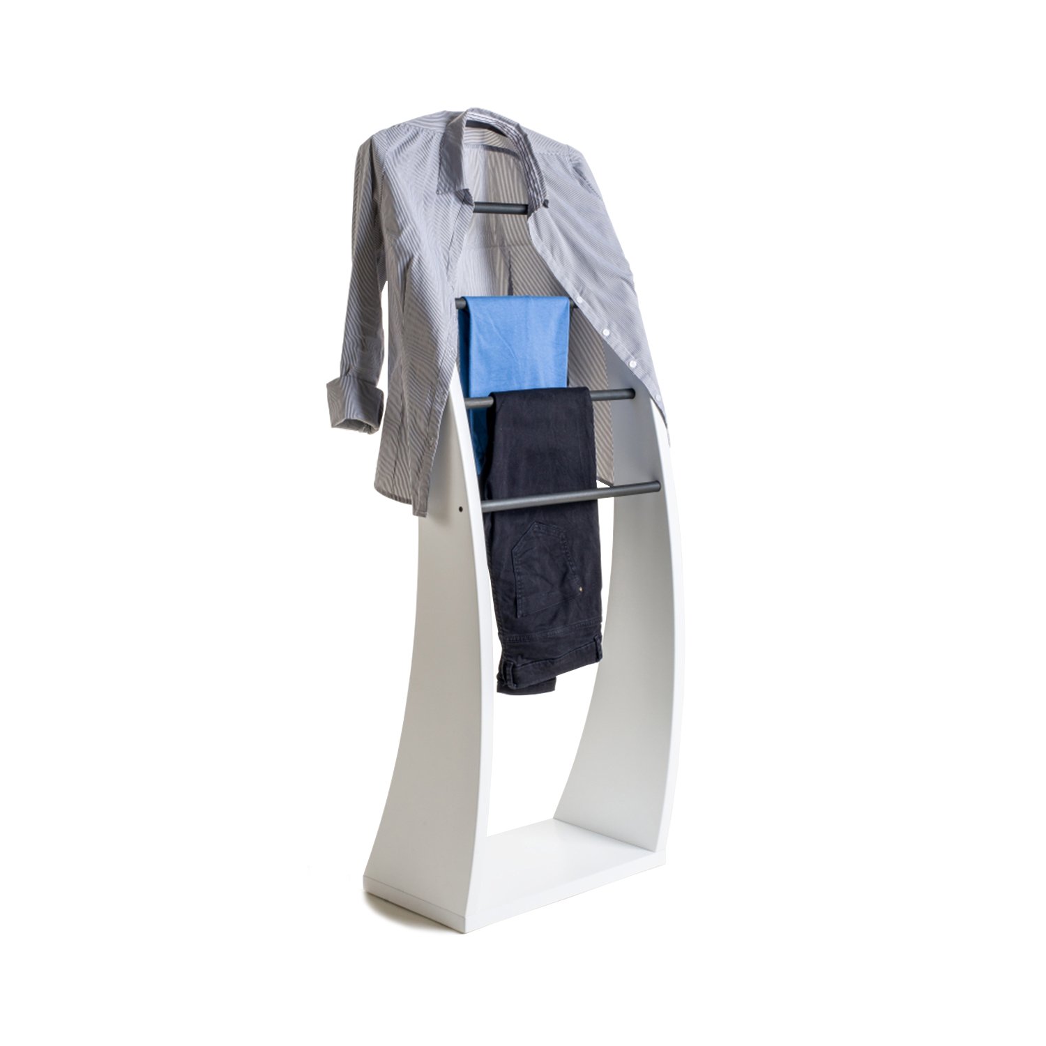 Black Wooden Clothes Stand - Image 22