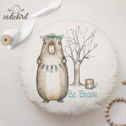 Personalised Bear Cushion