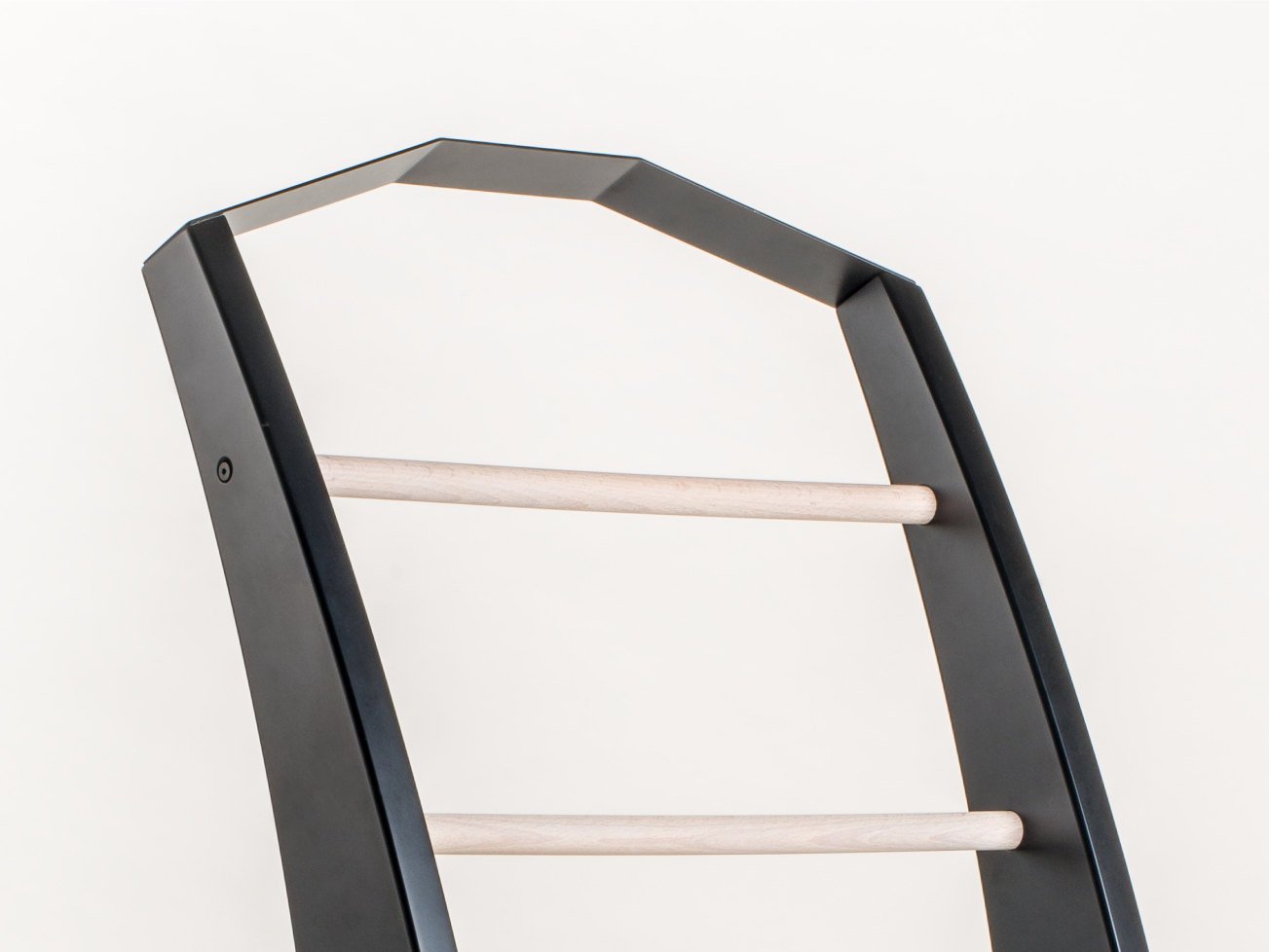 Black Wooden Clothes Stand - Image 6