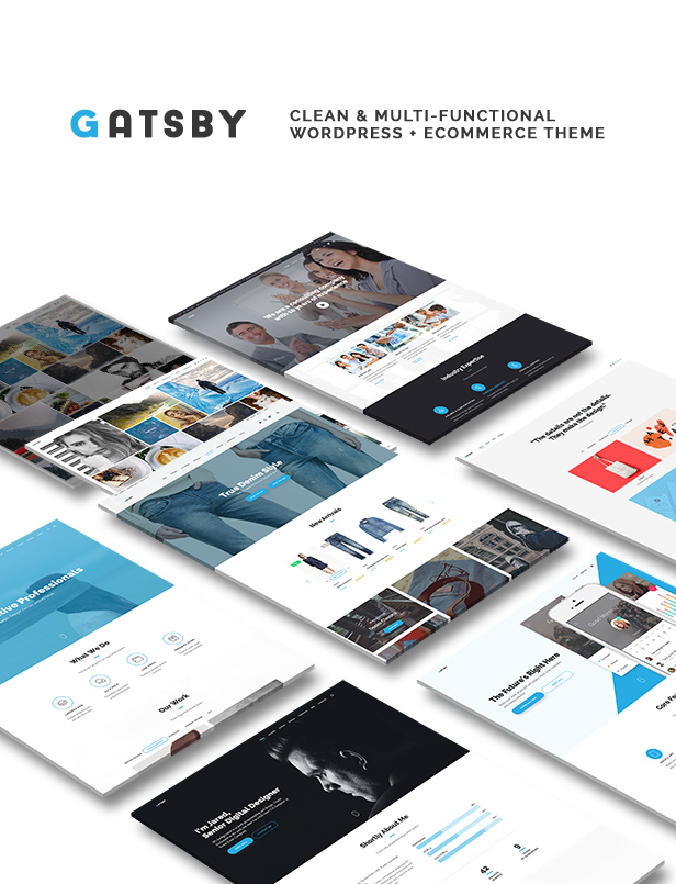 Gatsby - WordPress + Tema de comercio electrónico - 1